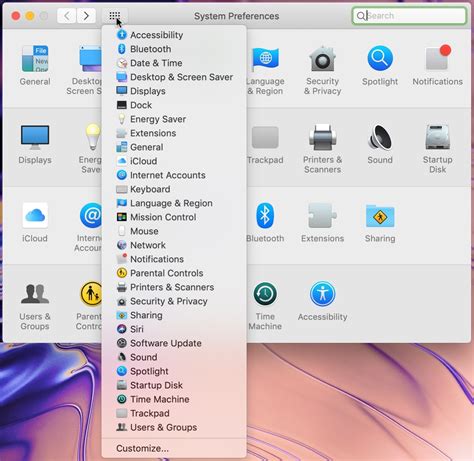 Operating System Preferences