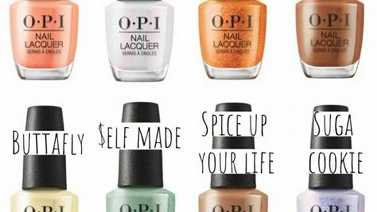 Opi Spring 2024 Collection