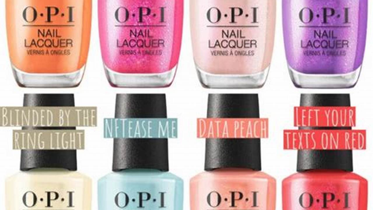 Opi Spring 2025 Collection