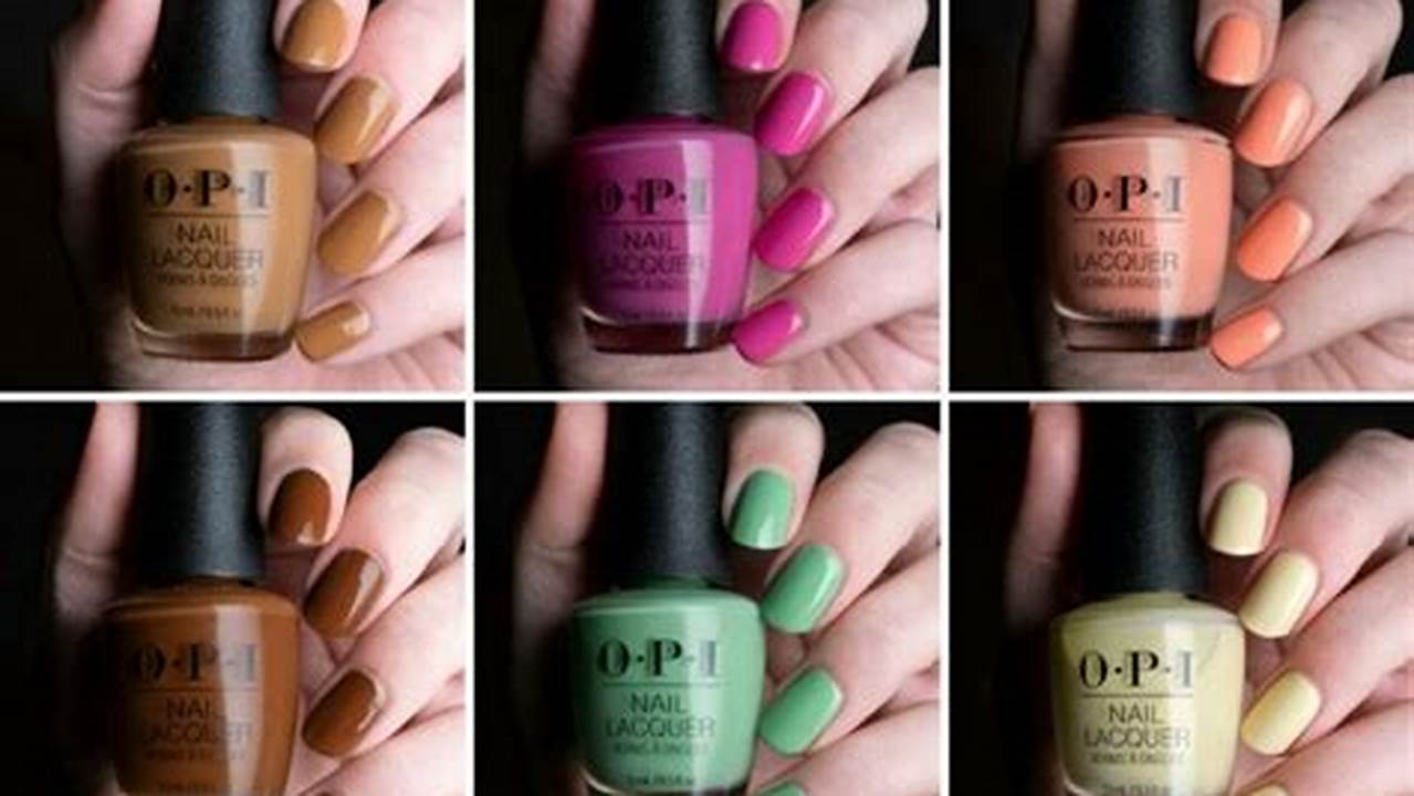 Opi Spring Colors 2024
