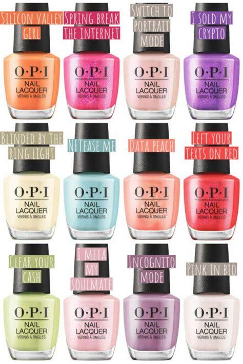 Opi Nail Polish Colors Spring 2024