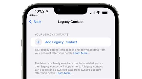 Opinion: you should use Legacy Contact in iOS 15.2