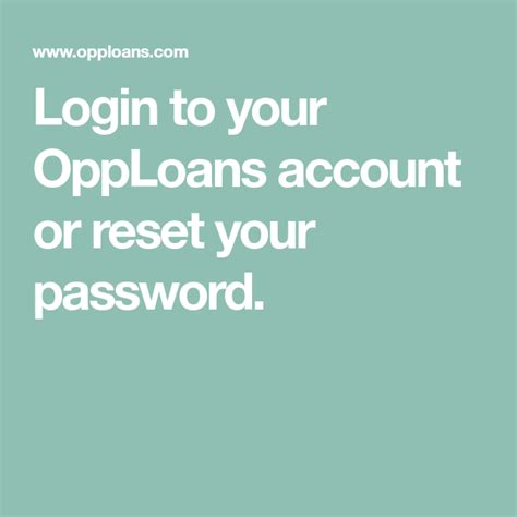 Opploans Account Sign In