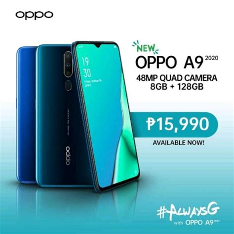 Oppo A9 2020 8gb 128gb Price In Philippines