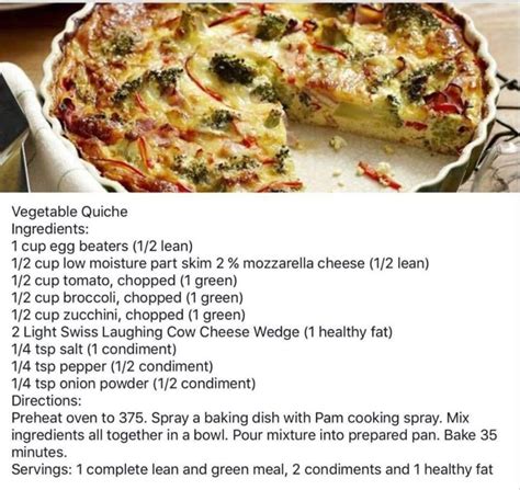 Optavia Quiche Recipe