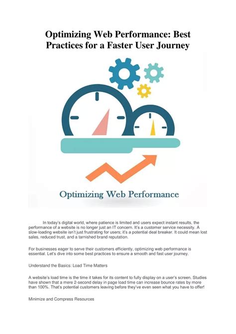 Optimizing Performance