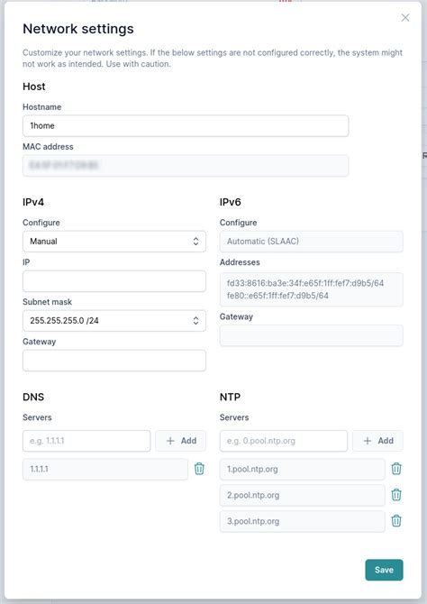 Optimizing network settings for home PC server