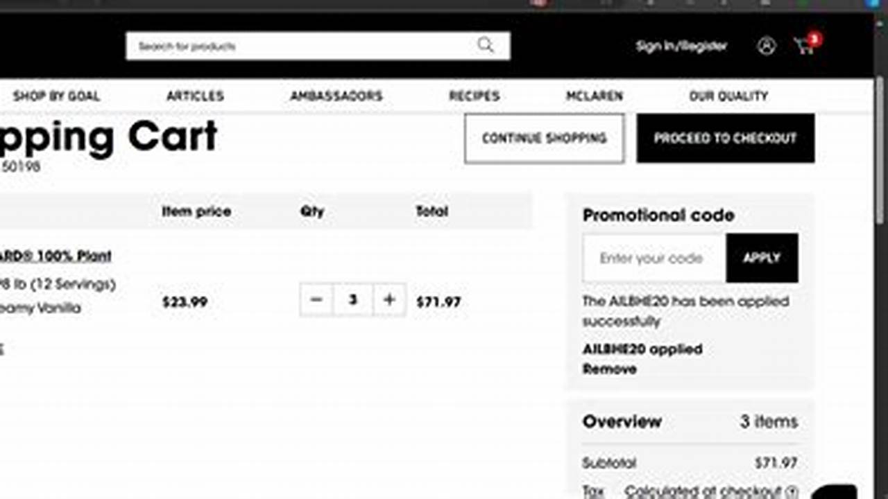 Optimum Nutrition Promo Code 2024