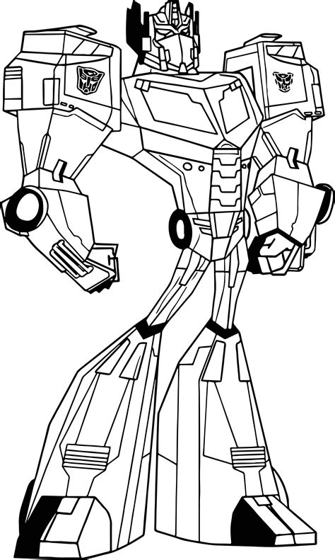 Optimus Prime Printable Coloring Pages