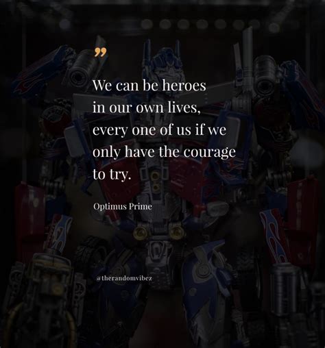 Optimus Prime Quotes