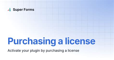 Option 1: Purchasing a License