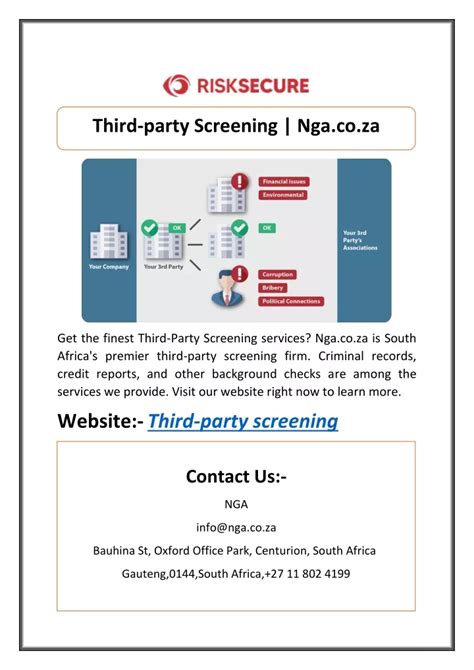 Option 2: Utilizing Third-Party Screening Services