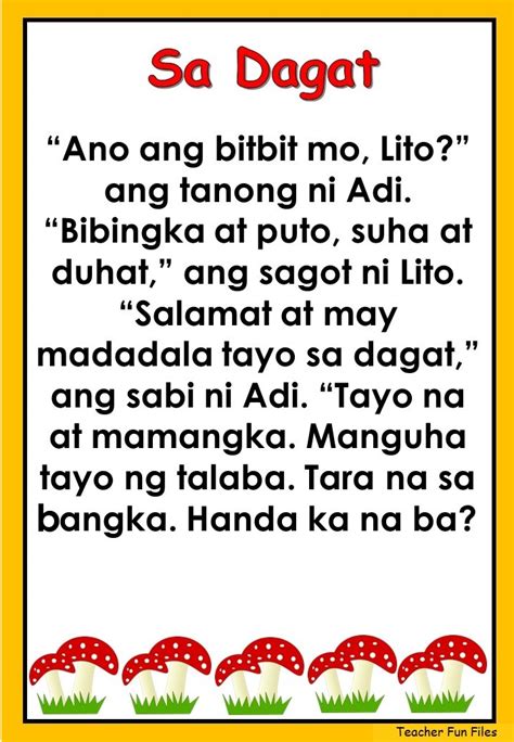 Oral Reading In Tagalog