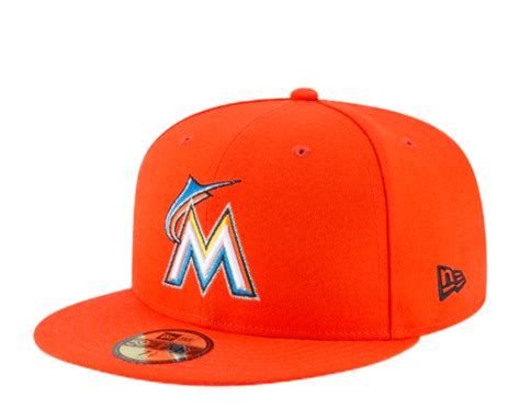 Orange Marlins Hat