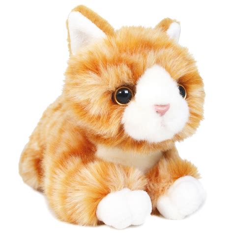 Adorable Orange and White Cat Stuffed Animal - The Perfect Cuddly Companion!