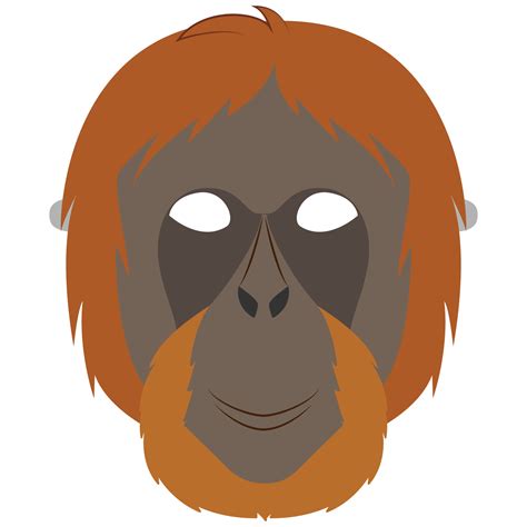 Orangutan Craft Template