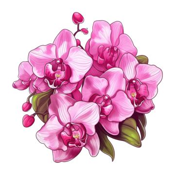 Orchid Bouquet Drawing