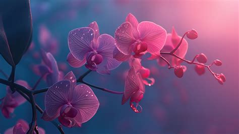 Orchid Flower Desktop Background