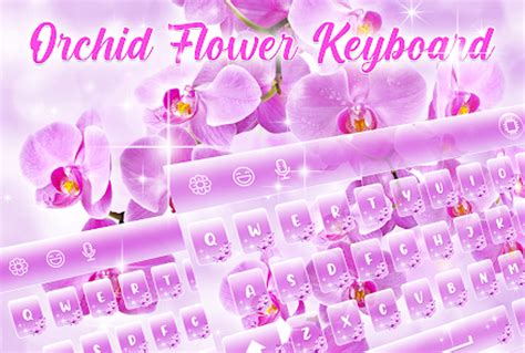 Orchid Flower Keyboard