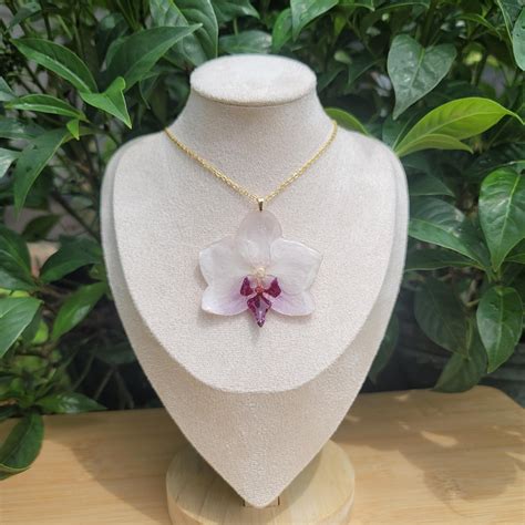 Orchid Flower Necklace