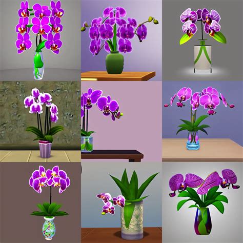 Orchid Flower Sims 4