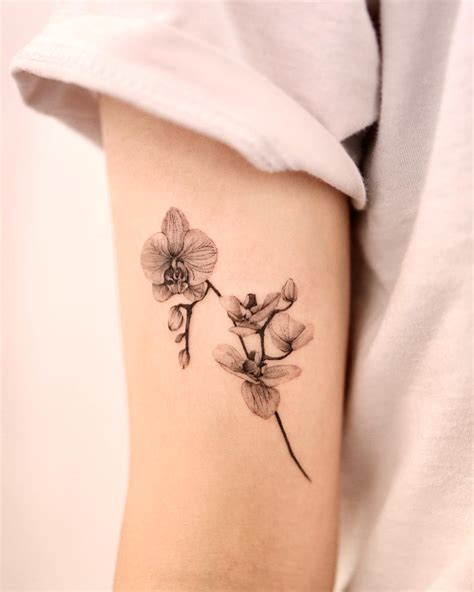 Orchid Tattoo Images