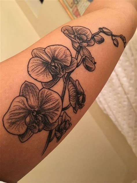 65+ Orchid Flower Tattoo Designs with Meaning