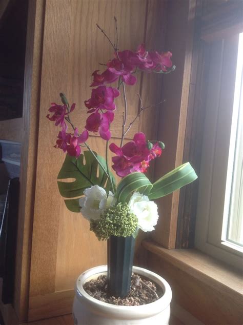 Orchids Flower Arrangement For Cemetery