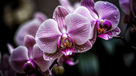 Orchids Flower Background