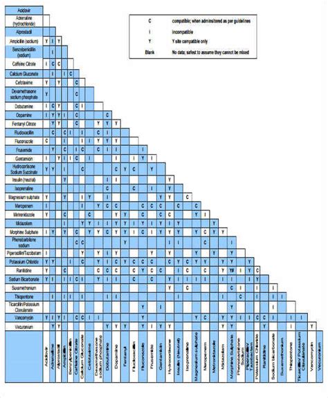 Compatibility Chart 6+ Examples, Format, Pdf Examples