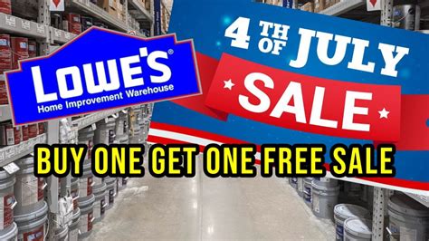 Order Online Lowe 4th Of July Sale