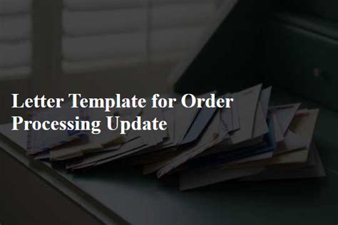 9 Order Letter Samples Format, Examples and How To Write Order Letter?