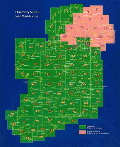 Ordnance Survey Ireland 1 50 000 Map 56 Wicklow Dublin Kildare