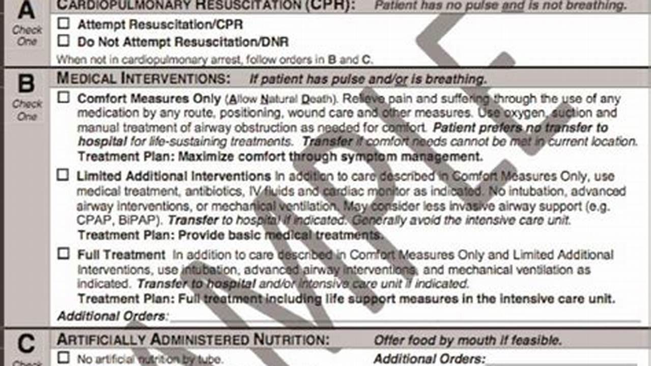 Oregon Polst Form Pdf 2024