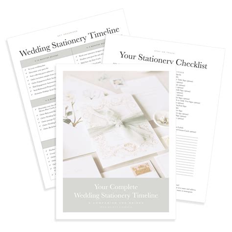 Organising your Wedding Stationery