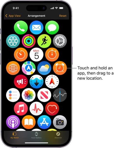Organize apps on Apple Watch