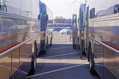 Organized tour bus
