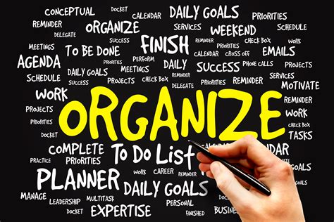 Organizing Your Day with Clipart