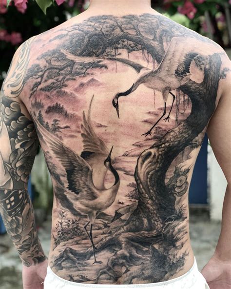 Japanese Inspiration Inkstinct Back tattoos for guys