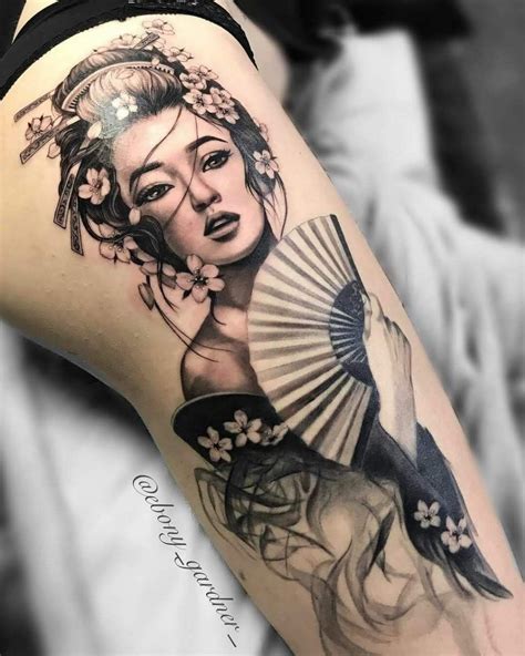 70+ Colorful Japanese Geisha Tattoos Meanings and