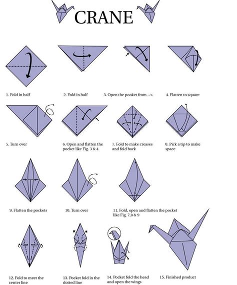 Origami Crane Printable Instructions