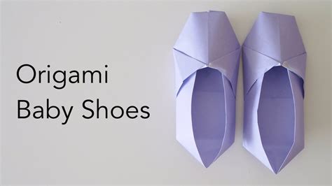 Origami Baby Shoes