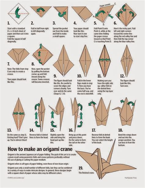 Origami Burung Bangau
