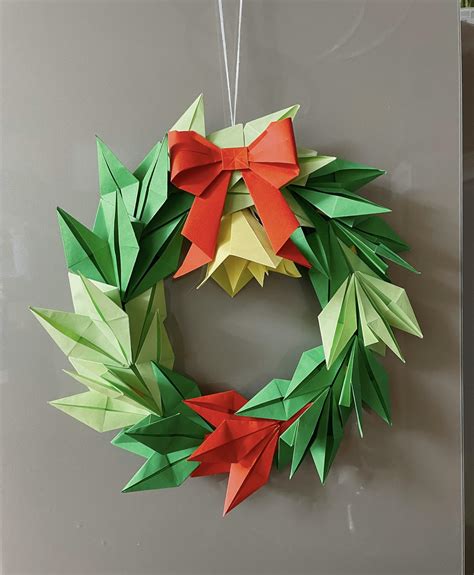 Origami Christmas Garland