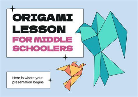 Origami lesson