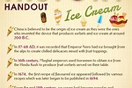 Origin of Ice Cream