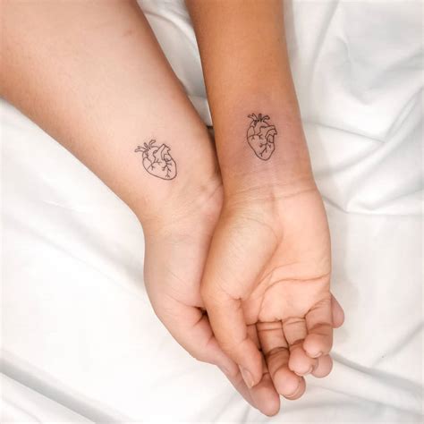 Original Couples Matching Tattoos Small