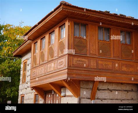 A close-up of the traditional buttoned houses in Ormana