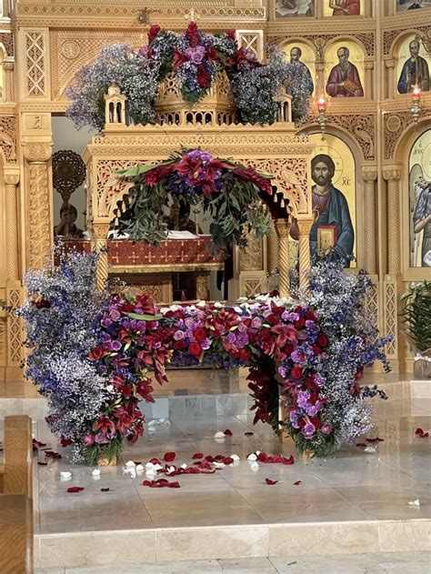 Orthodox Good Friday Flowers