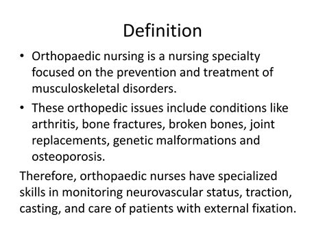 Orthopedic and Genetic Issues